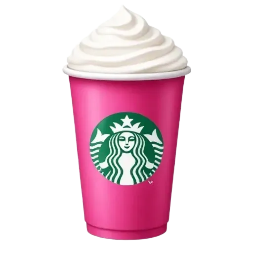 starbucks cup pink drink