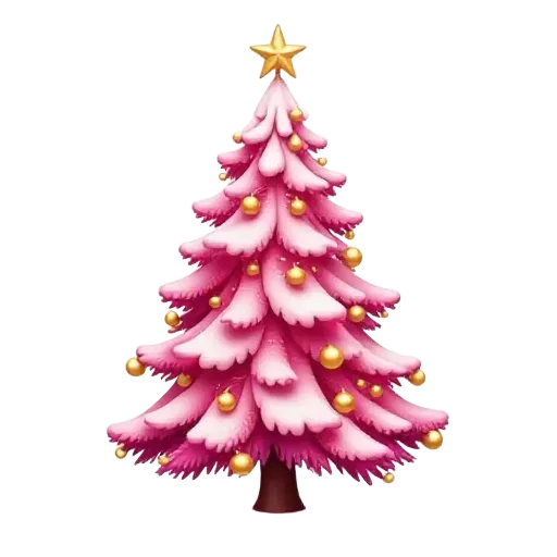 Pink Christmas tree