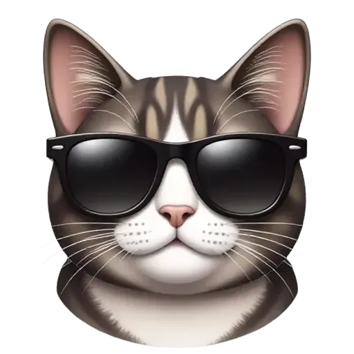 Cat with sunglasses