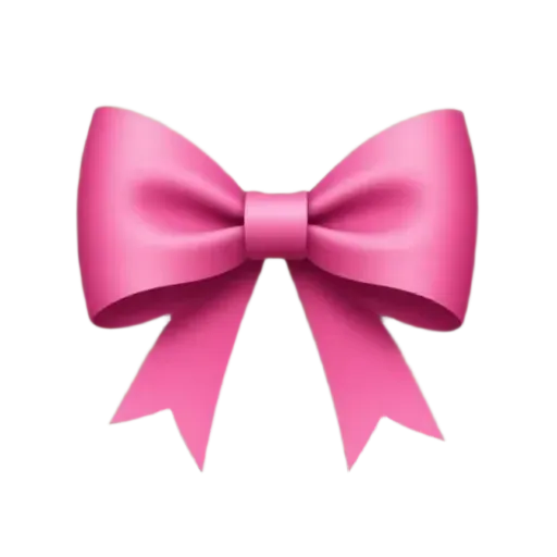 bow pink